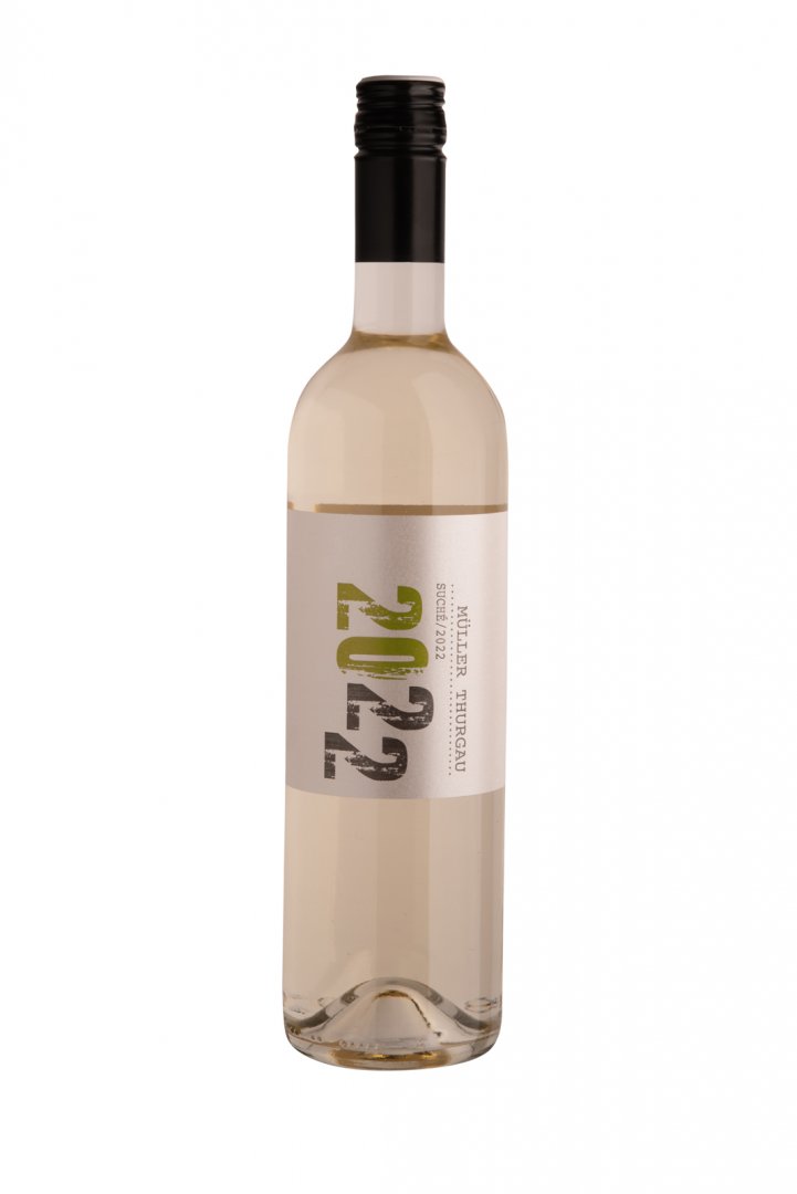 Fľaša vína Müller Thurgau 2022, zemské víno (suché)