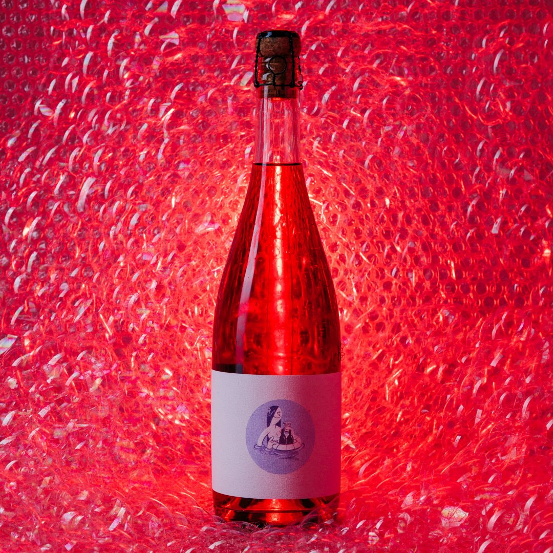 Fľaša vína Rosé de Saignée 2020, pestovateľský sekt (brut nature)