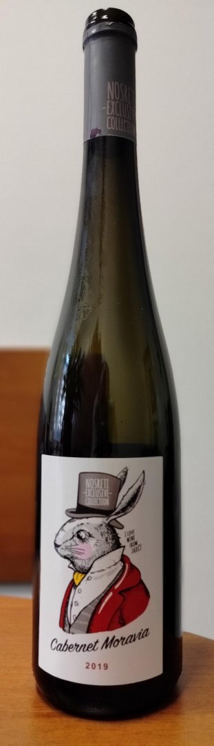 Fľaša vína Cabernet Moravia 2019, zemské víno (suché)