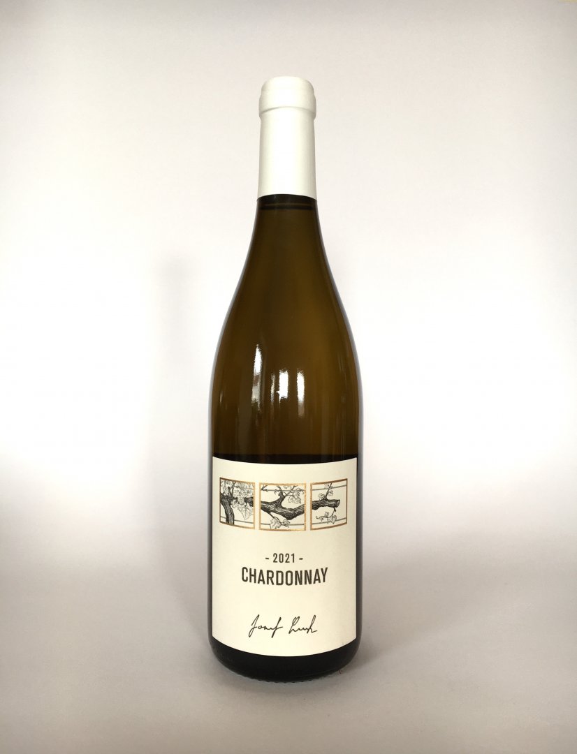 Fľaša vína Chardonnay 2021, zemské víno (suché)