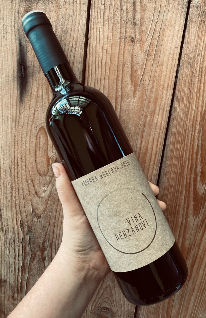Fľaša vína AMFORA RESERVA 2018, zemské víno (suché)