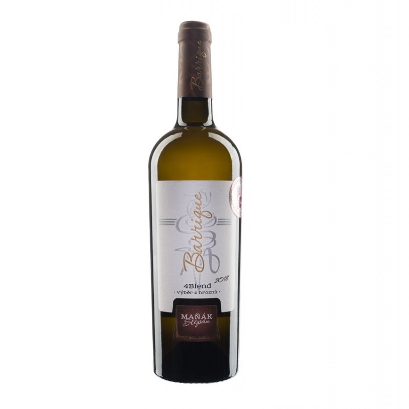 Fľaša vína 4Blend barrique 2018, výber z hrozna (polosuché)
