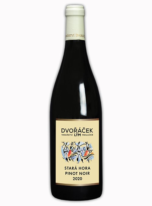 Fľaša vína Stará hora Pinot noir barrique 2020, výber z hrozna (suché)