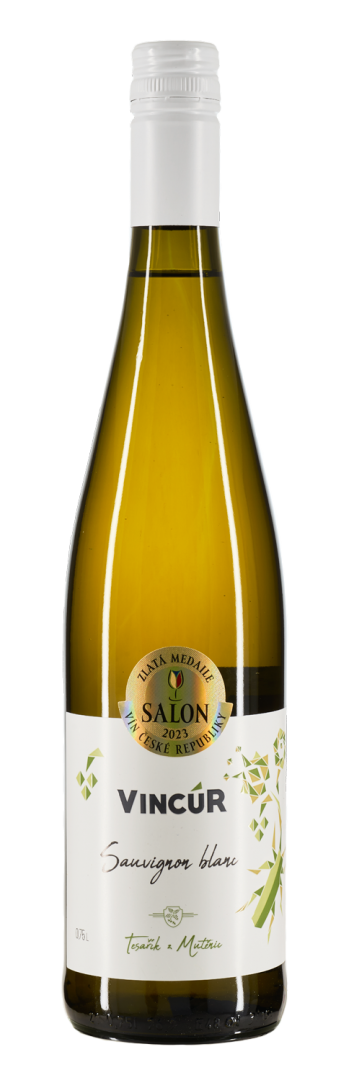 Fľaša vína Sauvignon blanc 2021, zemské víno (suché)