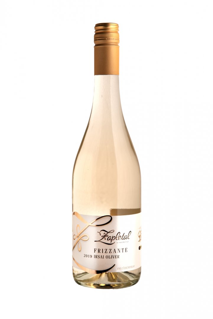 Fľaša vína Frizzante Irsai Oliver 2021, zemské víno - perlivé (polosuché)