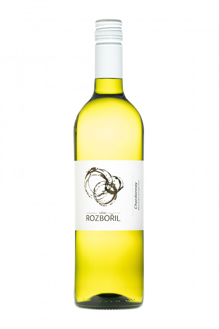 Fľaša vína Chardonnay 2021, zemské víno (polosladké)