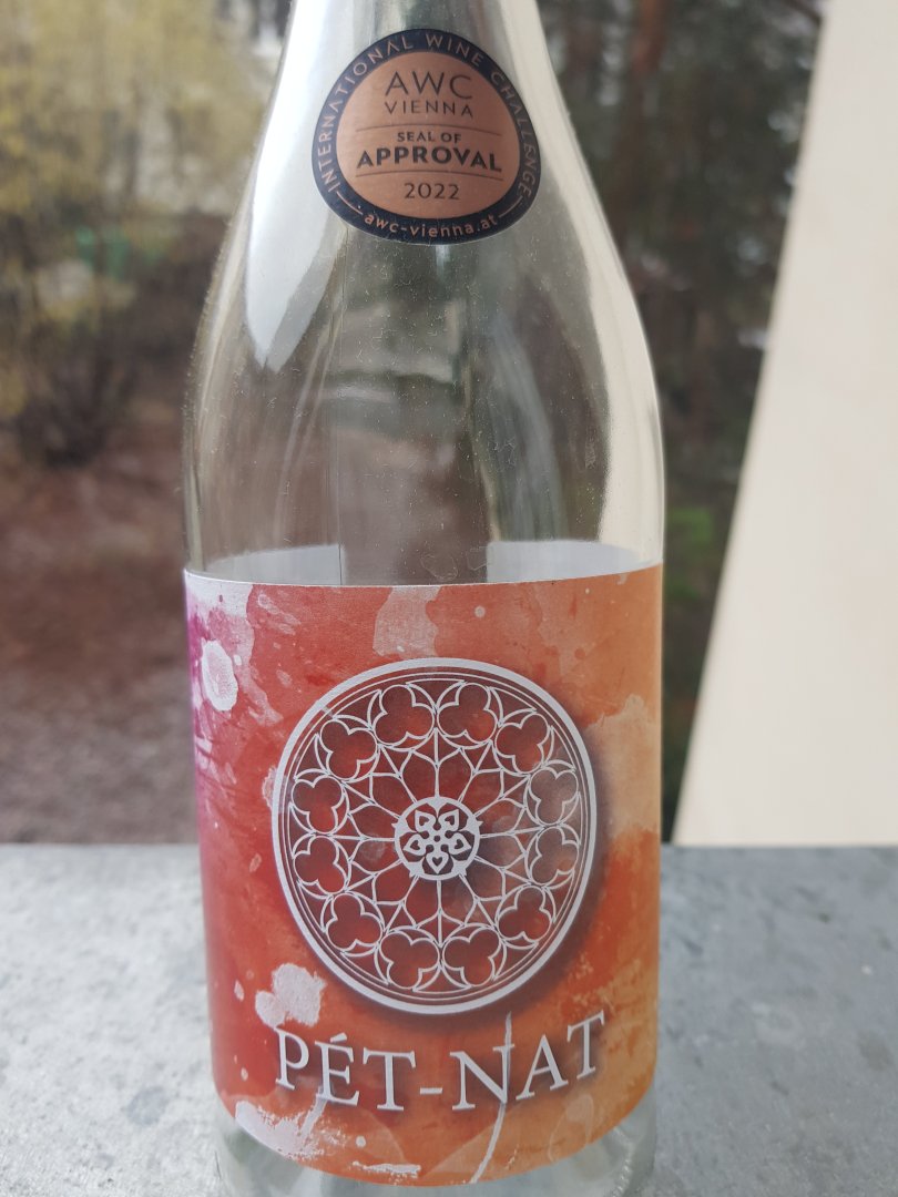 Fľaša vína 🥉Chardonnay | pét-nat 2021, zemské víno - perlivé (brut nature)