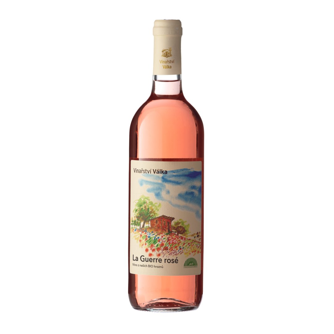 Fľaša vína Cuvée La Guerre rosé 2021, pozdný sber (suché)