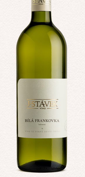Fľaša vína Bílá Frankovka 2021, kabinetné víno (suché)