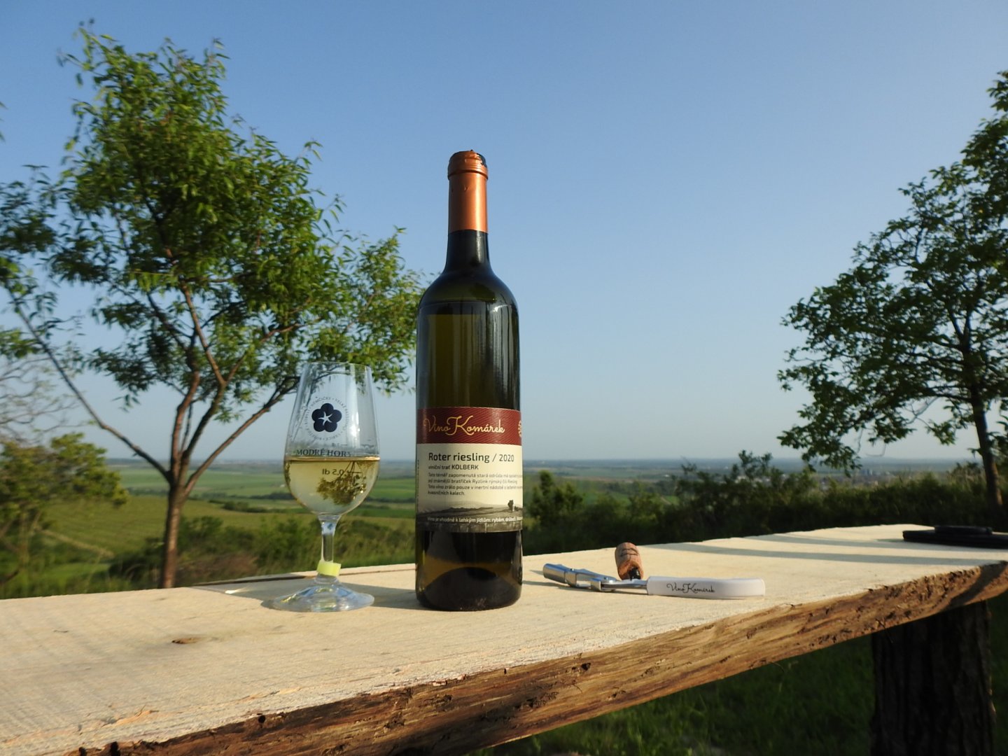 Fľaša vína Roter riesling 2020, zemské víno (suché)