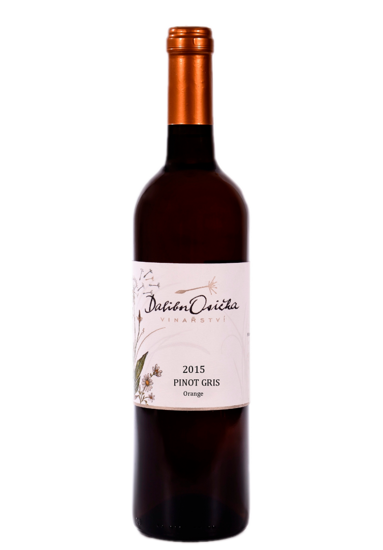 Fľaša vína Pinot Gris (Orange) 2015, zemské víno (suché)