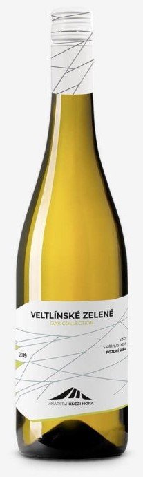 Fľaša vína Veltlínské zelené OAK 2019, pozdný sber (suché)