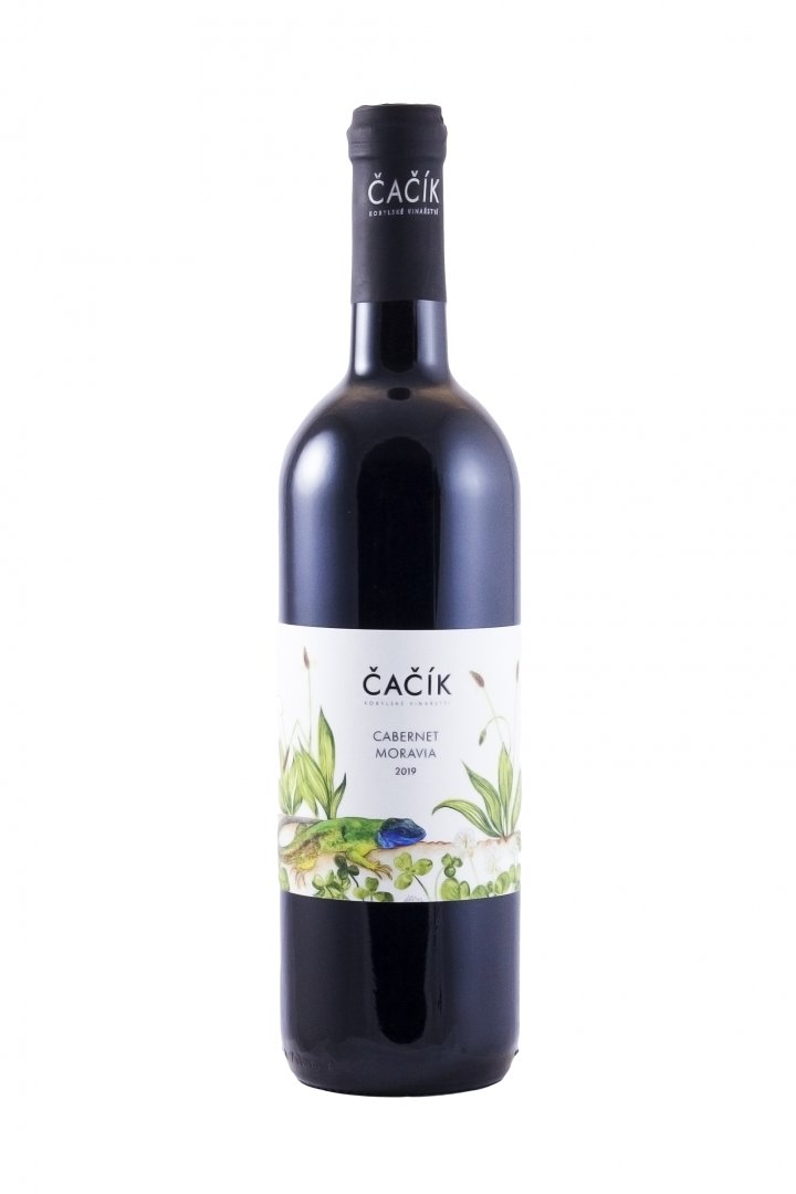 Fľaša vína Cabernet Moravia 2019, zemské víno (suché)