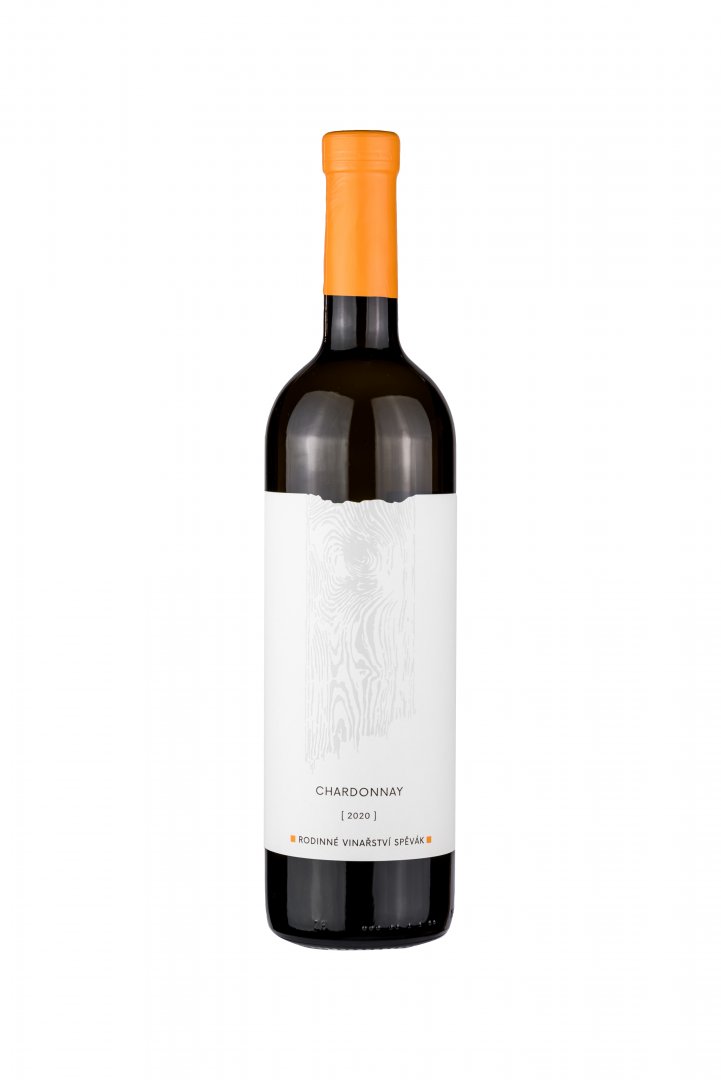 Fľaša vína Chardonnay 2020, pozdný sber (polosladké)