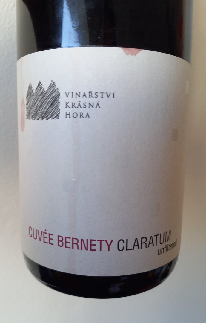 Fľaša vína Cuvée Bernety Claratum (unfiltered) 2013, zemské víno (suché)