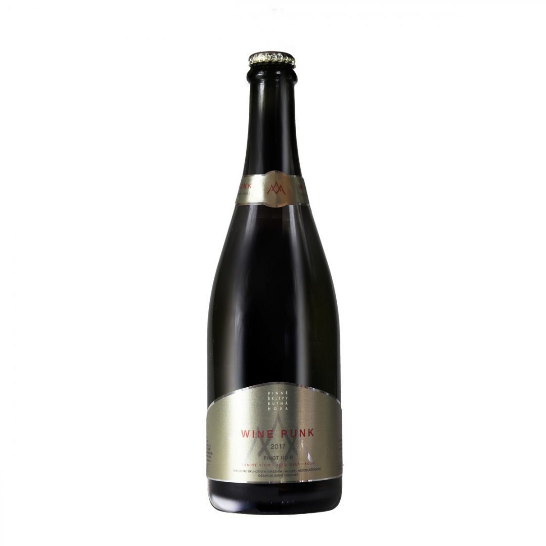Fľaša vína Wine Punk Pinot Noir rosé 2017, zemské víno - perlivé (suché)
