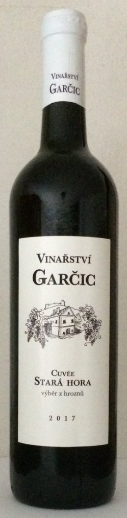 Fľaša vína Cuvée Stará hora 2017, výber z hrozna (suché)