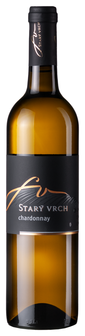 Fľaša vína Chardonnay 2018, pozdný sber (suché)