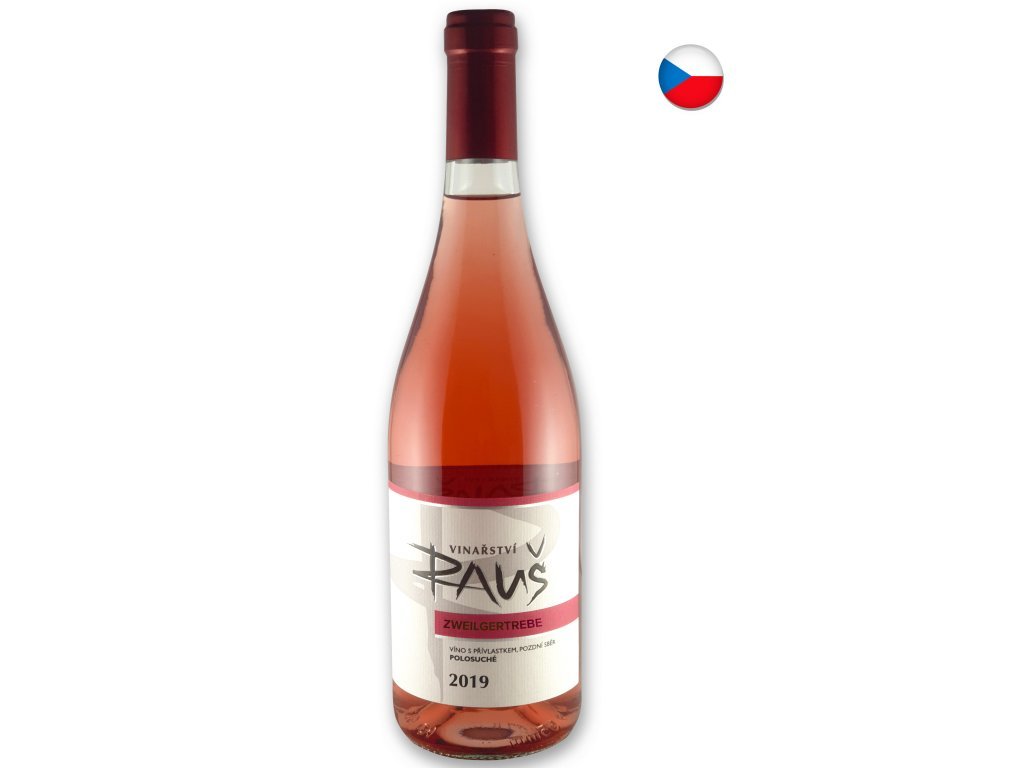 Fľaša vína Zweigeltrebe 2019, pozdný sber (polosuché)
