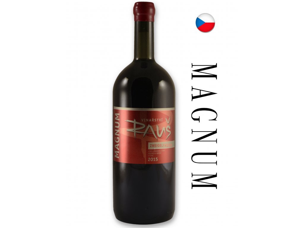 Fľaša vína Zweigeltrebe (magnum) 2015, výber z hrozna (suché)