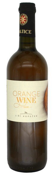 Fľaša vína Orange wine 2018, zemské víno (suché)