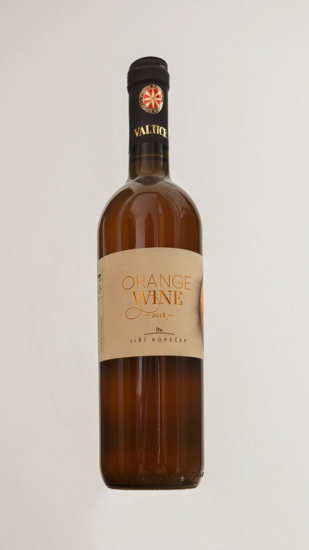 Fľaša vína Orange wine 2018, zemské víno (suché)
