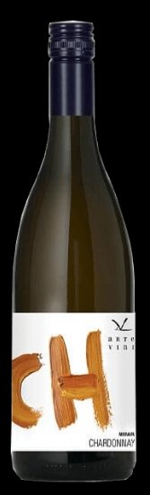 Fľaša vína Chardonnay (CH) 2018, zemské víno (polosuché)