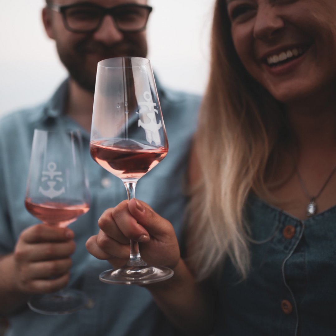 Fľaša vína Zweigeltrebe rosé 2019, pozdný sber (polosuché)