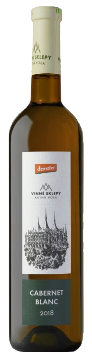 Fľaša vína Cabernet Blanc 2018, výber z hrozna (polosladké)