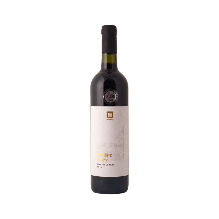 Fľaša vína Zweigeltrebe barrique 2018, zemské víno (suché)