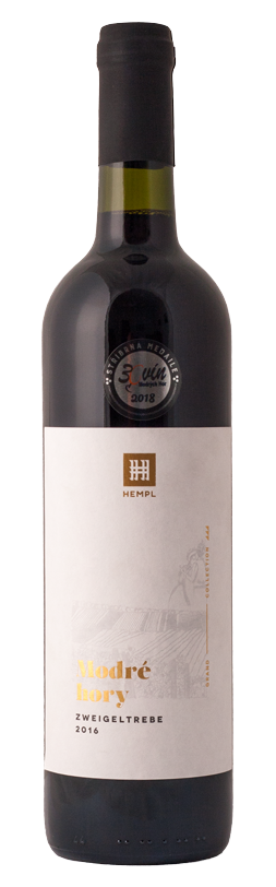Fľaša vína Zweigeltrebe barrique 2018, zemské víno (suché)