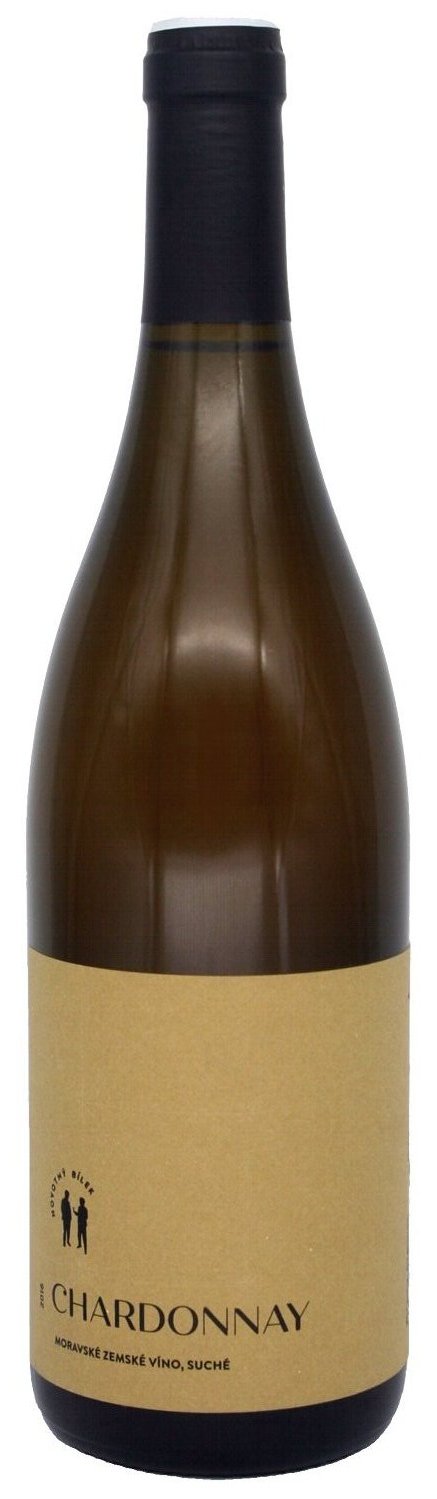 Fľaša vína Chardonnay 2016, zemské víno (suché)