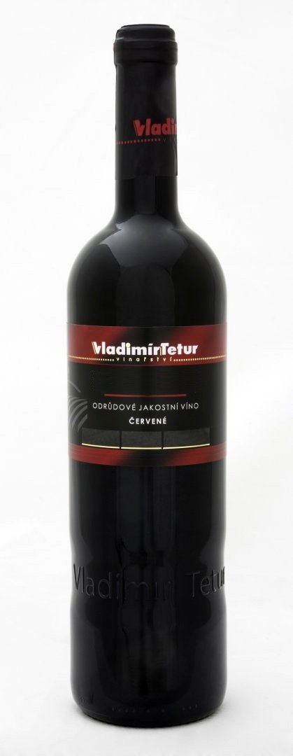 Fľaša vína Modrý Portugal 2015, akostné víno (suché)