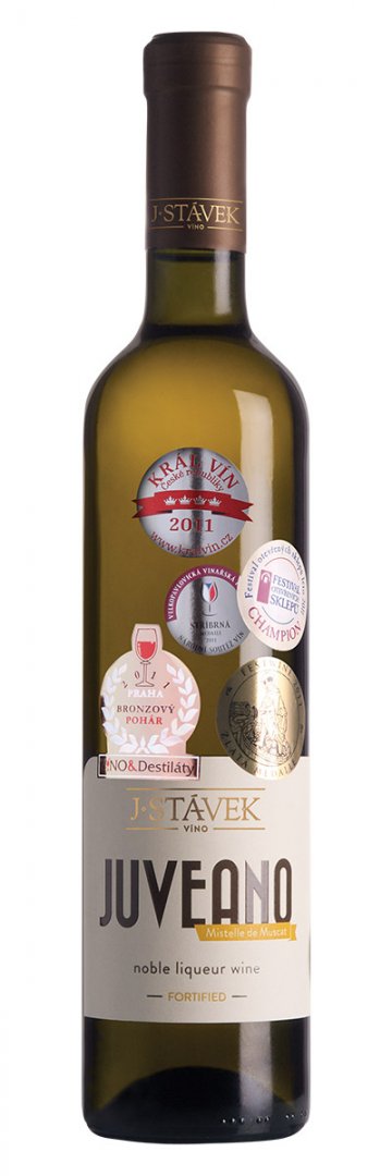 Fľaša vína Juveano – Mistelle de Muscat 2016, akostné likérové víno (sladké)