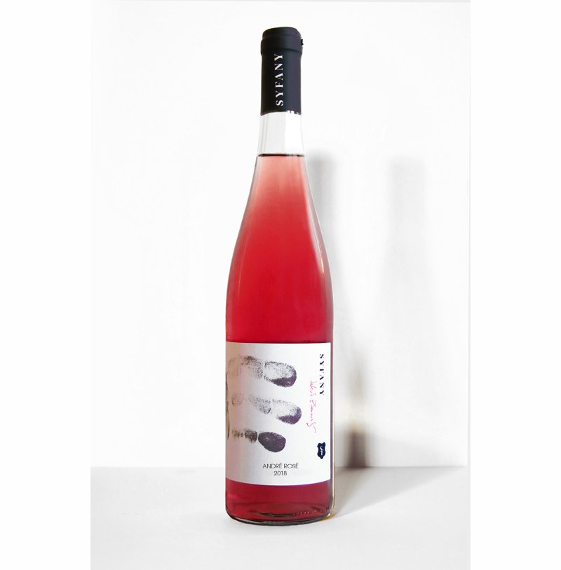 Fľaša vína André rosé | Limited | Nefitrováno 2018, zemské víno (suché)