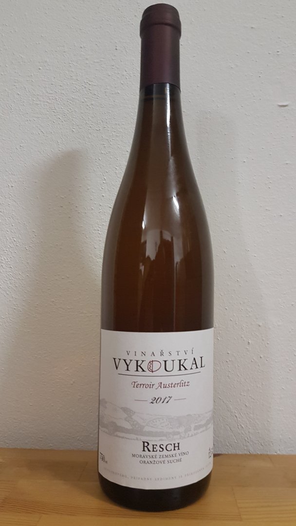 Fľaša vína RESCH 2017, zemské víno (suché)
