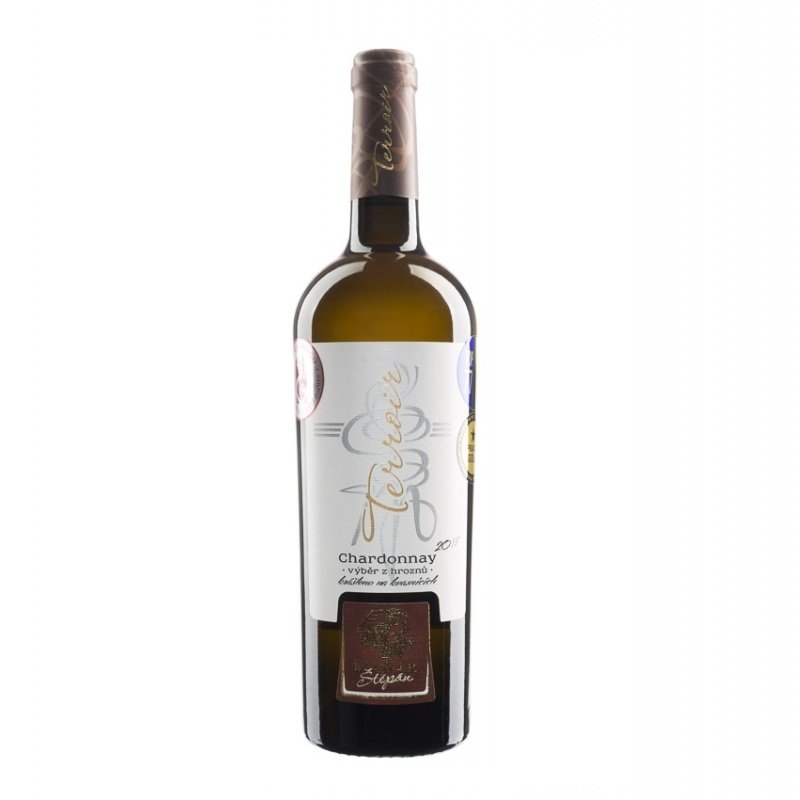 Fľaša vína Chardonnay (Terroir, krášleno na kvasnicích) 2018, výber z hrozna (suché)