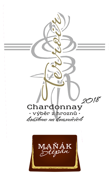 Fľaša vína Chardonnay (Terroir, krášleno na kvasnicích) 2018, výber z hrozna (suché)