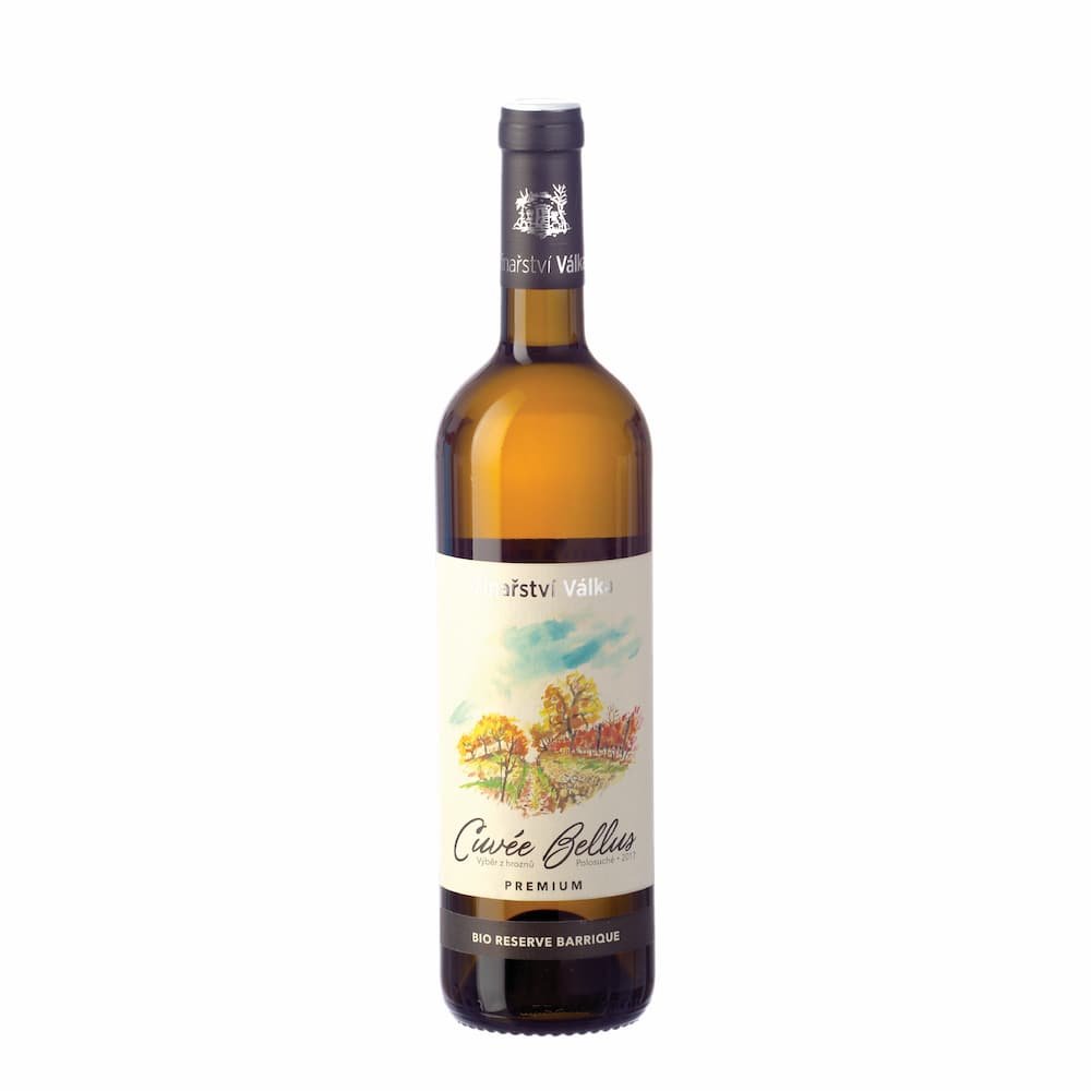 Fľaša vína Cuvée Bellus barrique (BIO) 2017, výber z hrozna (polosuché)