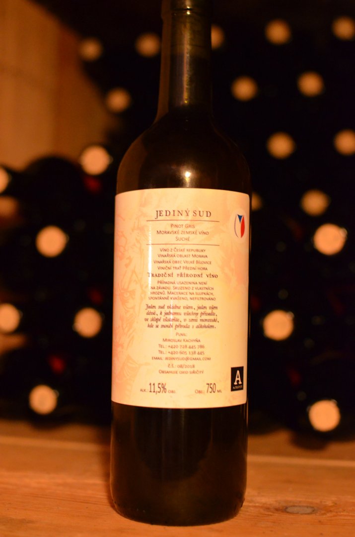 Fľaša vína Wine Walker 2018, zemské víno (suché)