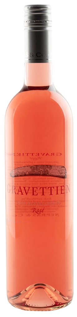 Fľaša vína Gravettien Rosé 2017, pozdný sber (suché)