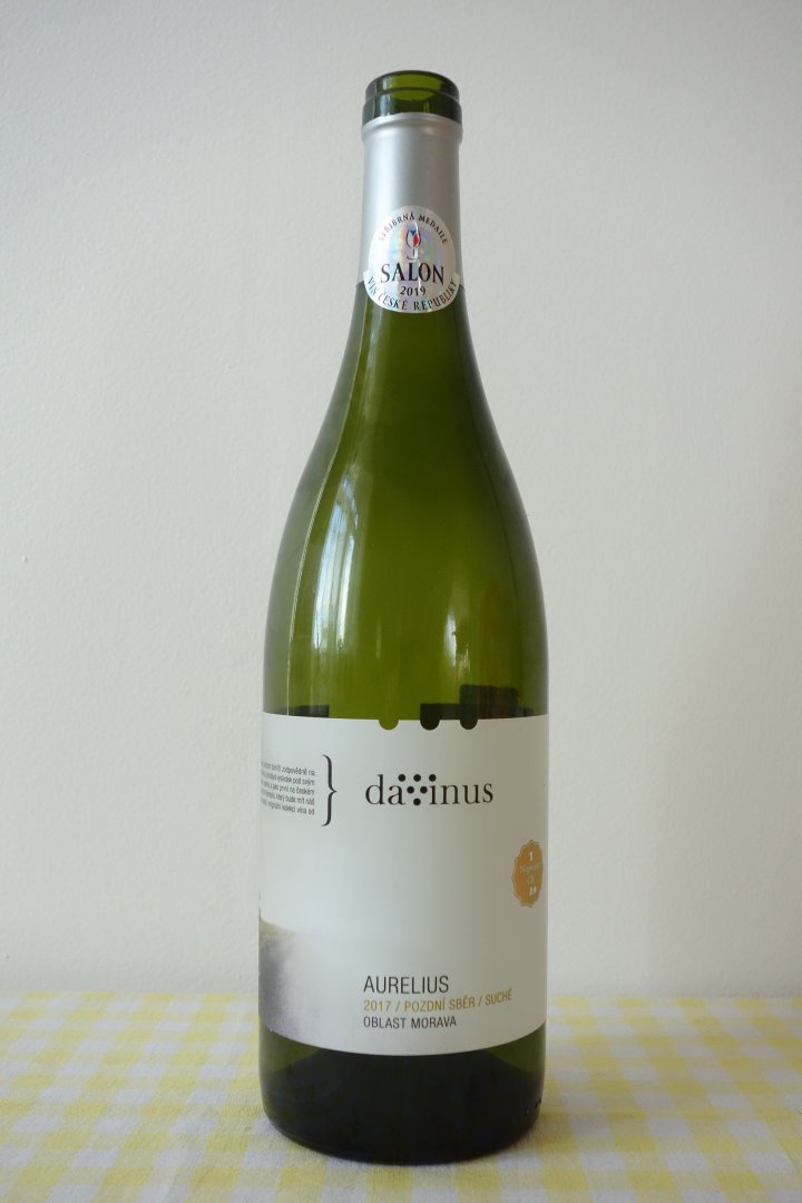 Fľaša vína Aurelius 2017, pozdný sber (suché)