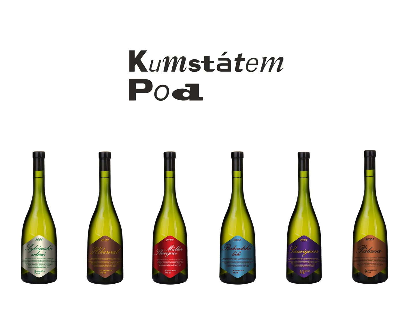 Bílý karton polosuchých a polosladkých vín. Bílý karton polosuchých a polosladkých vín.