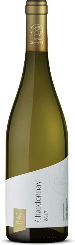 Fľaša vína Chardonnay 2017, pozdný sber (suché)