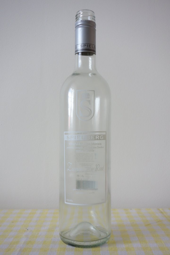 Fľaša vína Zweigeltrebe rosé 2018, pozdný sber (suché)