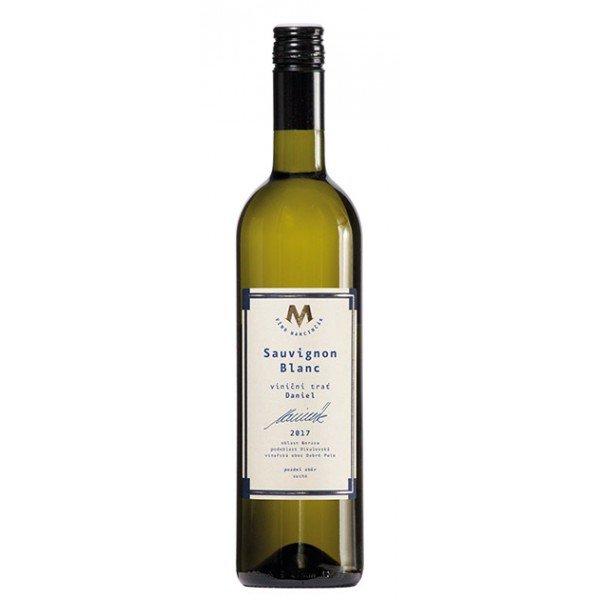 Fľaša vína Sauvignon blanc bio 2017, pozdný sber (suché)