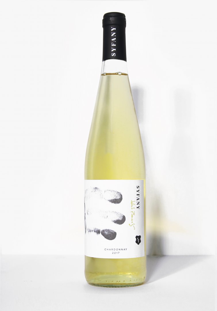 Fľaša vína Chardonnay | Nefiltrováno 2017, zemské víno (suché)