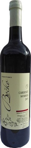 Fľaša vína Cabernet Moravia 2016, zemské víno (suché)