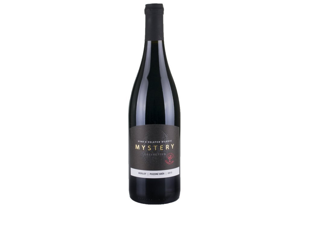 Fľaša vína Merlot 2015, výber z hrozna (suché)