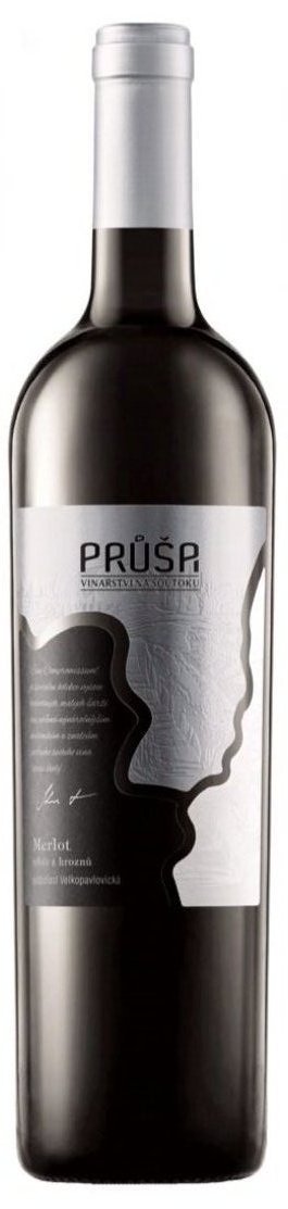 Fľaša vína Merlot (Sine Compromissum) 2017, výber z hrozna (suché)